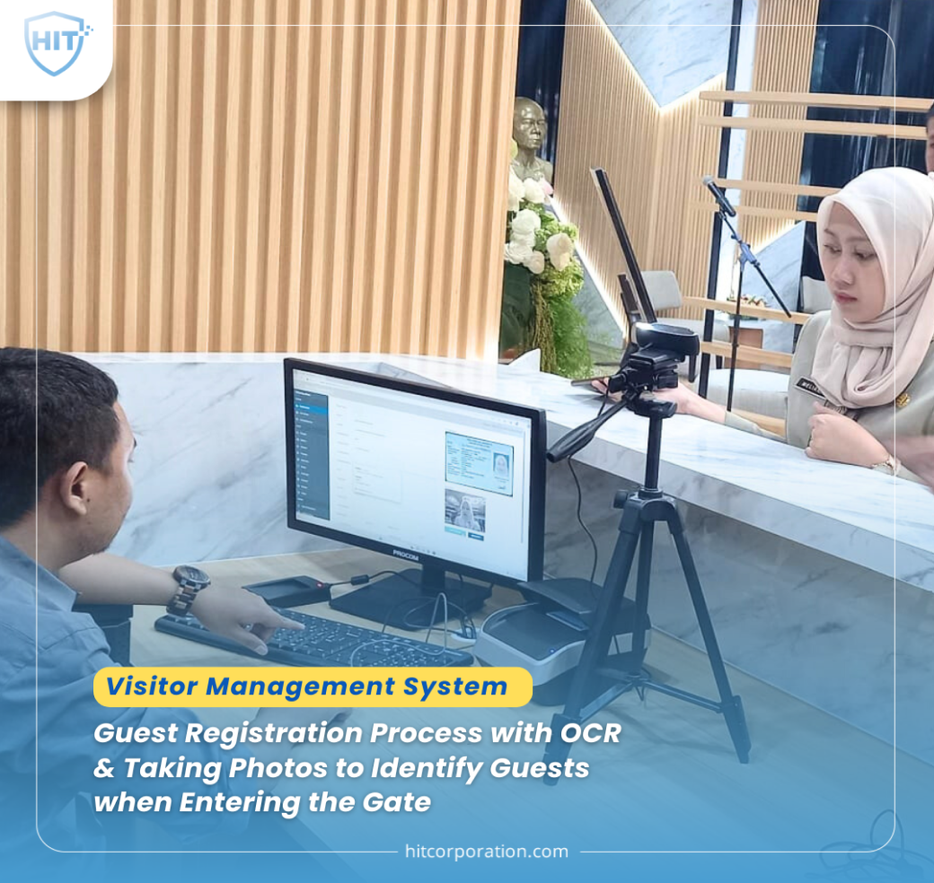 Guest Registration Process with OCR Visitor Management System